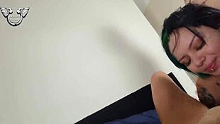 Full Menage with Hot Neighbor Spying on Balcony?