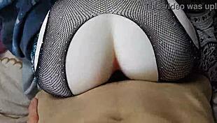 slowly and gently plunging into a deep big ass with moans