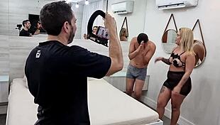 Man, recording with hot blonde Anny Lopes was wild with DPV and tons of cum!