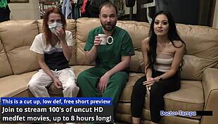 Dr Tampa experiments on Blaire Celeste backstage 😲