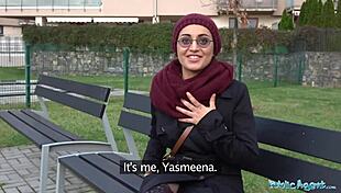 public agent tempts afghan beauty for cash fuck with big cock