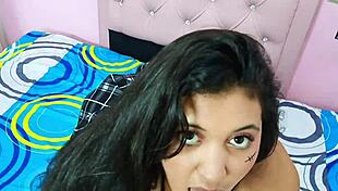 Hey, wanna see this ebony university stepsister get pounded after class?