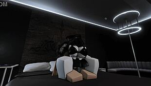fucking my busty goth friend in roblox