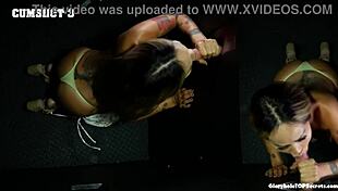 oh yeah linda, you're swallowing cum on face and in mouth at the gloryhole