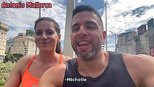 argentinian fitness babe michelle gets picked up on the street