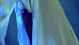 Naughty latina licks shaved pussy outdoor