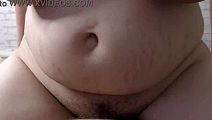 cheating wife engages in bareback sex with femdom cowgirl position and cum inside hairy pussy