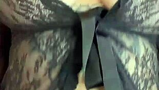 Thick Pawg Latina Dances Around In Transparent Lingerie