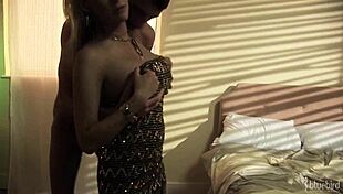 Fucking In A Noltel With Blonde Big Tits Milf In Boots