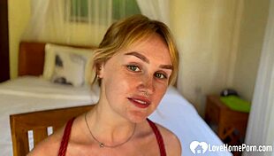 Gagging my beauty and face fucking her