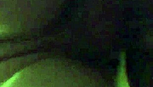 Me and my girlfriend in the bedroom.