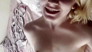 Blonde Teen Diana Verhiniz Hot Solo Masturbating With Small Tits