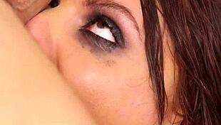 Rough sex teen choked and facialized in hardcore anal deepthroat fetish