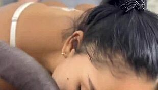 Pov Blowjob With Stepbrother's Big Black Cock.