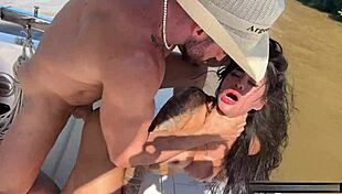 Boat Sex Rampage! Maximo Garcia Bangs Perfect Brazilian Body Babe!