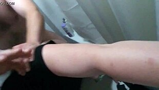 slut gets doggystyle fucking in bathroom