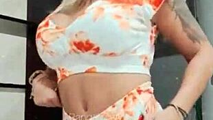 Morena Gostosa Teases with Her Tasty Tits on Display