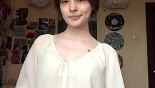 she stripped off her underwear and flashed her smooth pussy on cam