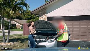 Slay kay bends over for doggystyle ass fucking with monster cock