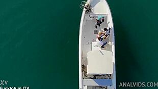 Rebecca Volpetti Double Penetrated on Boat