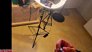 chyna shows new boobs. takes huge cock!