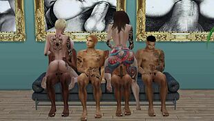 I watched billie and diana get banged by big black cocks