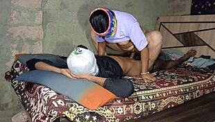 damn, my indian desi step sister drives me crazy with nasty fingering!