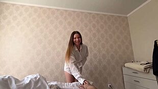 couple fucks hard at home with blowjobs and moans filling the room