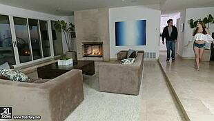 Kimmy Granger delivers awesome foot play with sucking and blowjob