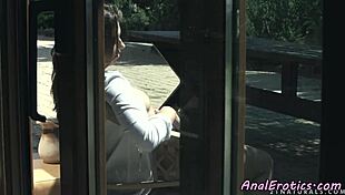 Passionate assfucking for small 18+tit euro babe, outdoor glamour