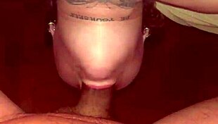 Garganta Profunda Con Rica Acabada En La Boca