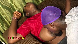 Sex Found in Sports with Ebony Big Natural Tits and Ass Close-Up!