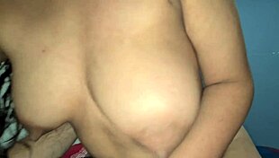 Horny Mexican slut cheats on husband, tits dripping milk during wild fuck