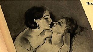 Vintage Antique Drawings Showcase Erotic Themes