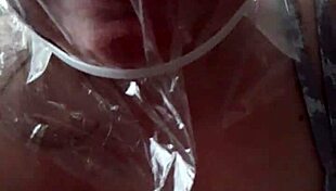 Bound In Bondage, My Head Secured As The Scene Intensifies With Restraints And Submission