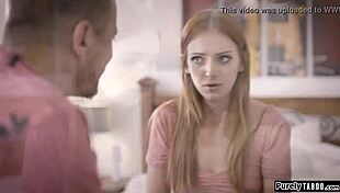 Home Alone Teen Interacts With Neighbor Suggestively