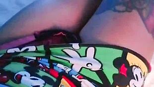 Trans Woman Alone, Feeling Intense Emotions While Masturbating