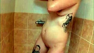 French Amateur Squirt In Shower Close-Up