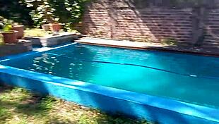 Ebony latina transsexual engages in anal sex