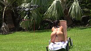 horny big tit mature blonde plays with pussy and toys 😈