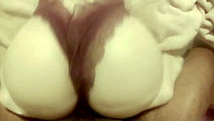 look at my doll ashley taking that big black cock bareback in lingerie