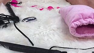 I gave her an amazing body oil massage then I fucked her pussy and asshole with a glass dildo so hard and she loved it, sent her home to her husband used up and swollen