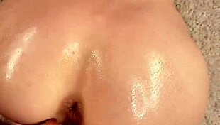 cute blonde bent over for deep pounding and huge facial pov