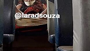 Indian crossdresser slut Lara Dsouza sexy bus video part 2