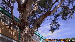 look at this hairy aussie getting creampied in hardcore amateur action, he says