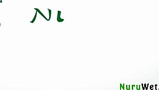 big ass short hair blondie hottie enjoy wet butt massage and reveal her pink bald pussy