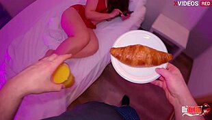 Big Ass Milf Asks for Rough Anal and Then She Makes Him to Slow Down