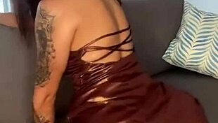 this young sexy girlfriend is filming her solo masturbation with toys for her boyfriend. she's using a dildo and looking so hot.