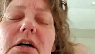 lil whore watching herself getting pounded by daddys fat black cock