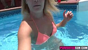 Want To Fuck Your Step Mom By The Pool?